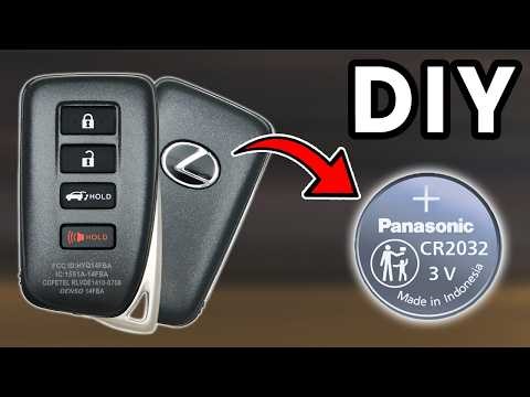 DIY 2016-2022 Lexus RX 450 Key Fob Battery Replacement | How To Replace Lexus RX 450 Batteries