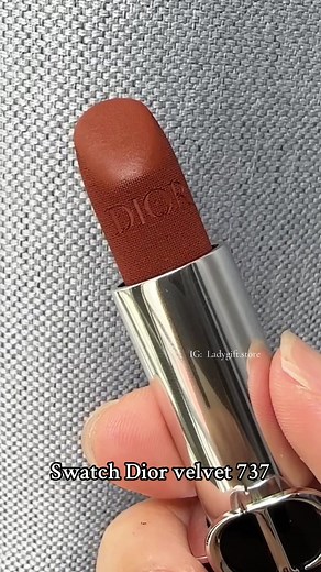 Son Dior Velvet 737: Tone Cam Đất Đặc Sắc