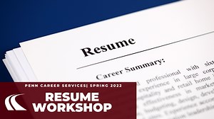 Resume Workshop (Spring 2022)