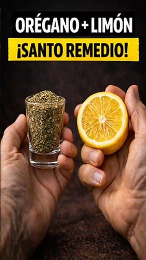 This happens if you mix oregano with lemon (very few people know this)