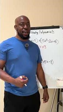 Adding and subtracting polynomials