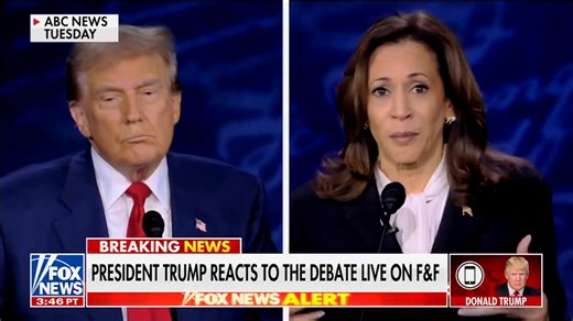 502K views · 10K reactions | Trump Roasts the ABC Moderators for Not Debunking Kamala’s Lies: ‘They’re Dishonest’ | Sean Hannity | Facebook