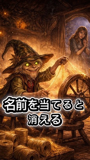 「名前を当てたら結婚しなくていい小人」北欧の昔話