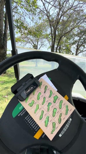 Pov Driving electric golf cart at the golf course #electricvehicle #golfcart #golfcourse #viral ￼