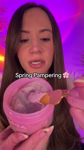 Spring Pampering ASMR🌸 | Relaxing Skincare Sounds