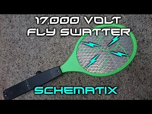 How To: 'SUPERCHARGE' an electric fly swatter to 17k+ volts!