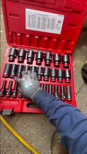 Milwaukee 1/2 Drive Black Deep Socket Set 8mm-36mm