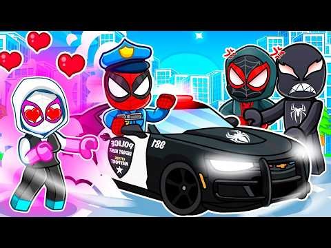 I Spent $778,543 For The NEW SPIDERMAN POLICE SUPERCAR In Roblox Driving Empire!