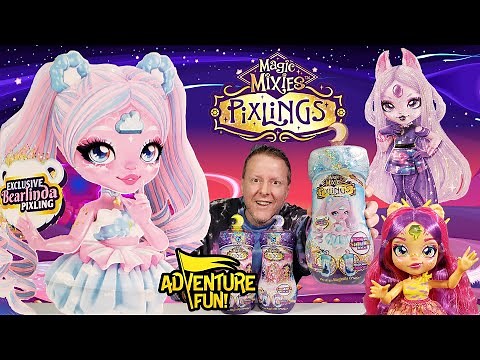 10 Magic Mixies Pixlings Shimmerverse: 3 BONUS! Exclusive Bearlinda, Tiggz & Howlexa Dolls!