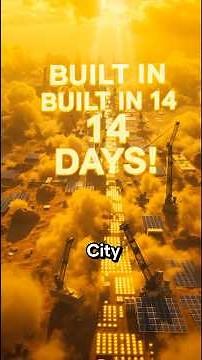 Robots Build a Solar City in Arizona Desert in 14 DAYS! (Extreme Heat Construction)