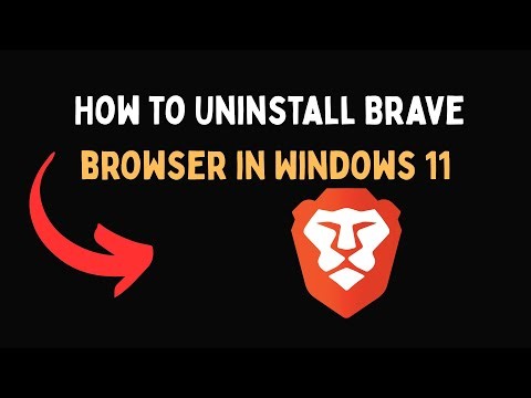 How to Uninstall Brave browser in Windows 11