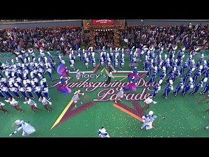 Hampton Marching Force performs in the Macy's Thanksgiving Day Parade
