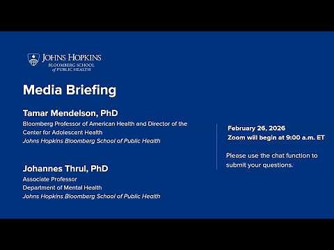 Media Briefing: Social Media & Mental Health