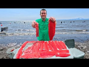 Dip Netting Red Salmon on Alaska's Kenai River | Filleting, Brining & Smoking Sockeye Tips