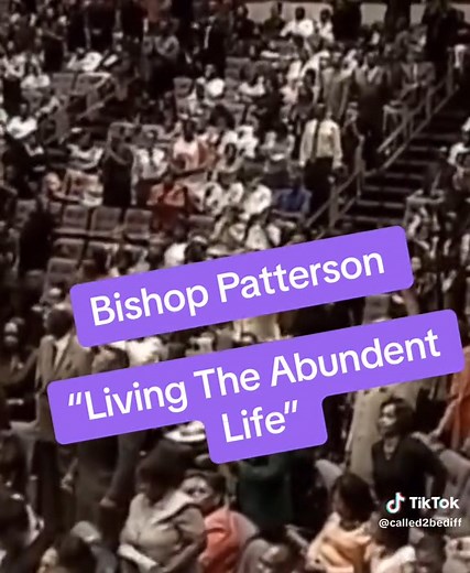 6.6K views · 658 reactions | "Living The Abundent Life" Bishop G.E. Patterson | Darrell West | Facebook