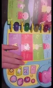 vtech peppa pig learn and discover book (2019) on low batteries