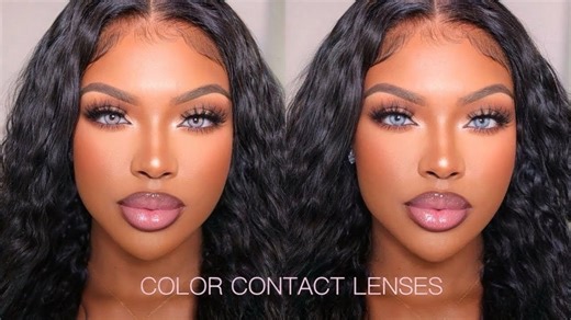 Vibrant Colored Contacts Tested on Dark Eyes
