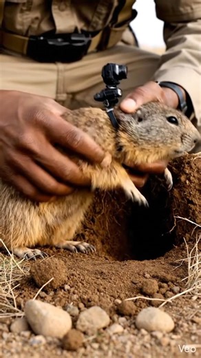 Gopher POV Inside Underground Tunnel System 🐾🔬 | Real Burrow Camera Footage