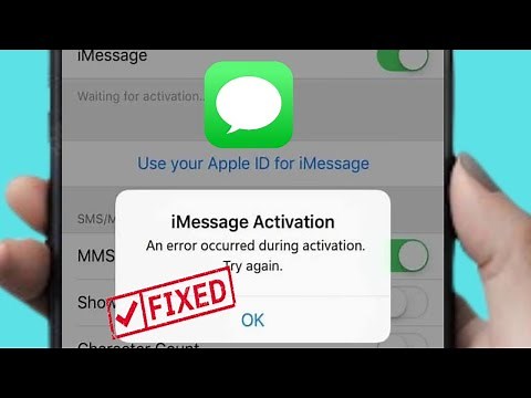 How To Fix iMessage Activation Error on iphone ios 18| An error occurred during activation try again