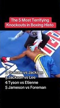 Top 5 Most TERRIFYING Knockouts in Boxing History 😳🥊 #boxing #boxinglife