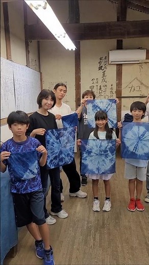 徳島県の藍住町で藍染体験☆