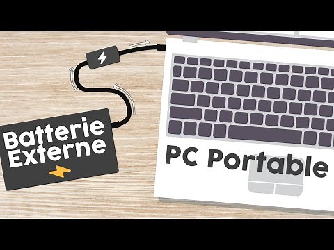 CHARGER son PC PORTABLE avec une BATTERIE EXTERNE