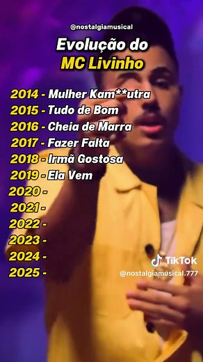 Evolução Musical do MC LIVINHO no Funk Brasileiro