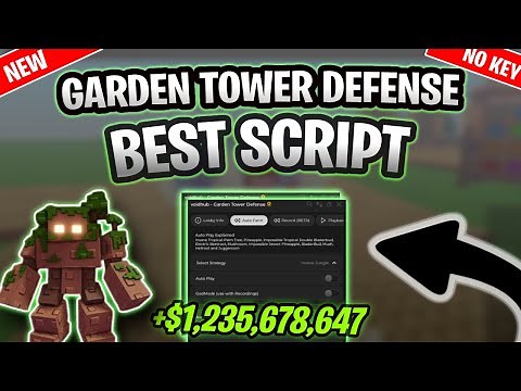 *NEW* Garden Tower Defense Script (PASTEBIN 2025) (AUTOFARM SEEDS)
