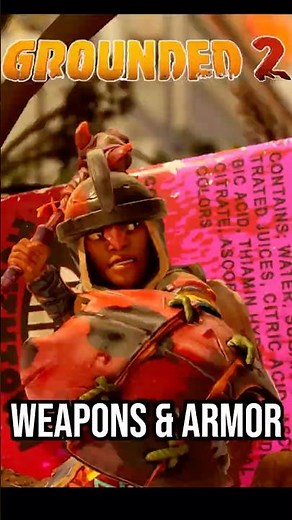 Grounded 2 ALL Weapons and Armor Revealed So Far #Grounded #Grounded2 #shorts