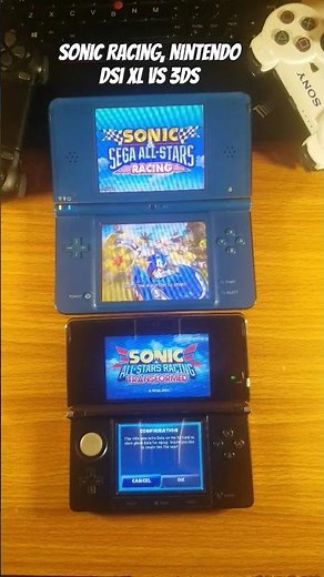 A quick Sonic racing games Comparison on the Nintendo Dsi xl and 3ds