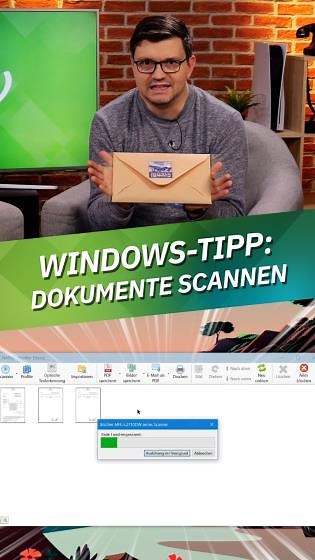 Windows-Tipp: Dokumente scannen