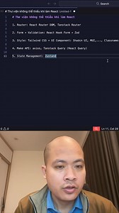 ReactJS là 1 thư viện rất phổ biến hiện nay để xây dựng UI (Front-End cho Web và Mobile), tuy nhiên để xây dựng hoàn chỉnh 1 dự án cần rất nhiều các thư viện bên ngoài hỗ trợ Mình có tổng hợp các thư viện chắc chắn bạn phải có để hoàn thành được dự án với ReactJS Các thư viện được sắp xếp theo nhóm giúp các bạn có cái nhìn tổng quan về dự án Front-End cần có những gì Xem ngay nhé! | Unicode Academy