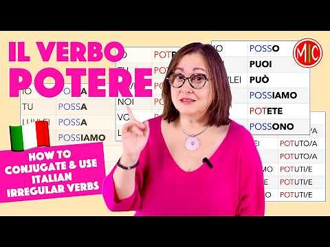 Il verbo POTERE in italiano - How to Use & Conjugate Italian Verbs | Learn Italian Grammar