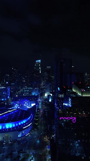 Stunning Nighttime Views of Downtown Los Angeles