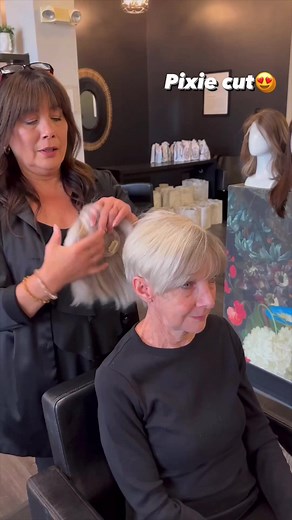 2.2M views · 11K reactions | Pixie Cuts are HOT right now and our toppers work so well with Pixie cuts! See you soon New York #travelstylist #coasttocoast #hairindustry | The Lauren Ashtyn Collection | Facebook