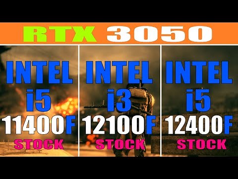 INTEL i5 11400F vs INTEL i3 12100F vs INTEL i5 12400F || RTX 3050 || PC GAMES TEST ||