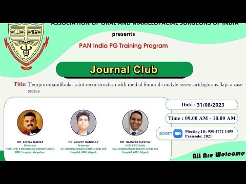 My Full AOMSI Journal Club Presentation ( Audio Only)