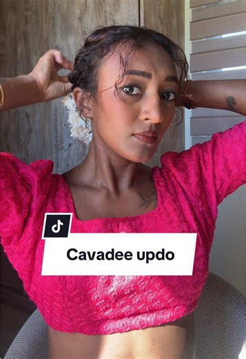 Easy and Messy Curly Hair Updo for Prayer