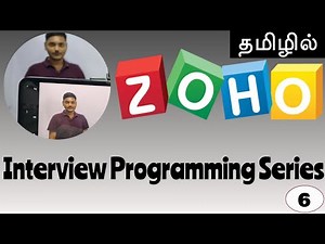 Zoho Interview Question with Answer - Level 2 - Program 6 - Java - Logical Programs || Payilagam