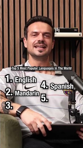The Top 5 Most Popular Languages In The World😳
