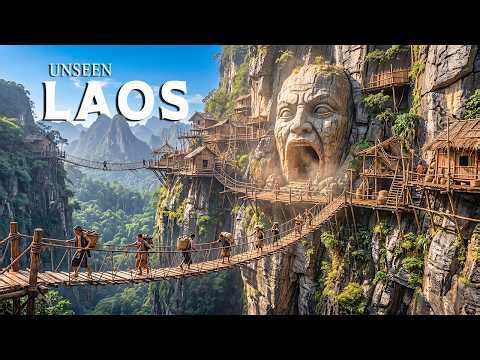 INSIDE LAOS | Forgotten Landscapes & Silent Beauty | Ducumentary 4k