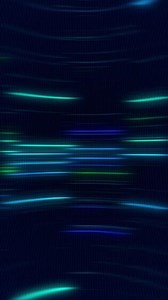 Download Vertical - trendy cyberpunk background with glowing green and blue neon lines moving across the frame. Full HD abstract technology motion background animation. for free