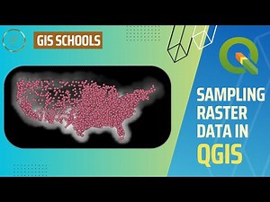 Sampling Raster Data in QGIS | Point Sampling Tool | Random sampling | 19 | ‪@GISSchools‬