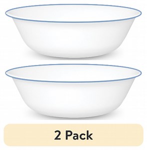 (2 pack) Corelle Amelia 18 oz Glass Cereal/Soup Bowl