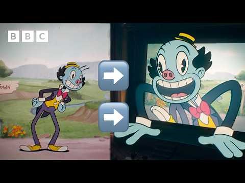 SCARY cartoon comes out of the cinema screen 😱 | Doctor Who - BBC