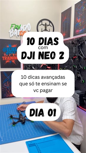 ELIEL OUGUCIKU | Instrutor de drone FPV on Instagram: "🔥 FREESTYLE COM O DJI NEO 2: DÁ PRA FAZER? 🔥 Sim, é possível fazer freestyle com o DJI NEO 2, mas é importante deixar claro: ele não foi projetado para isso. O NEO2 é um drone focado em voo estável, compacto e seguro — e isso traz restrições importantes para quem quer arriscar manobras mais agressivas. 🚀 Dicas avançadas para freestyle com o NEO2 ✔️ Manobras leves: powerloops suaves, split-S controlados e dives curtos funcionam melhor. ✔️ 