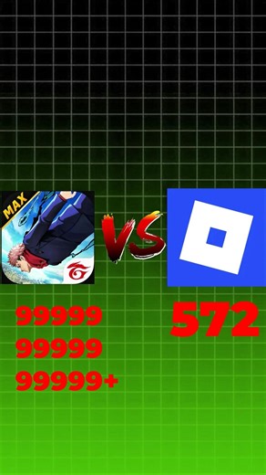 Free Fire vs Roblox 🔥 Roblox vs free fire 🔥 Free fire vs Roblox comparison #freefire #roblox#compare