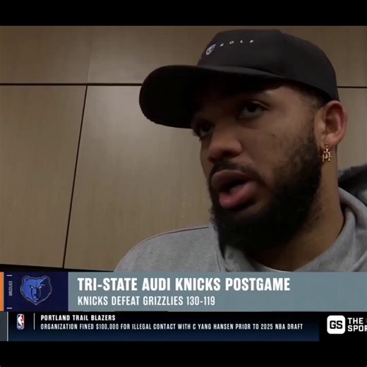 A member in the Knicks locker room during KAT’s interview:“Nah you not righteous” 💀(h/t @NBA_NewYork)