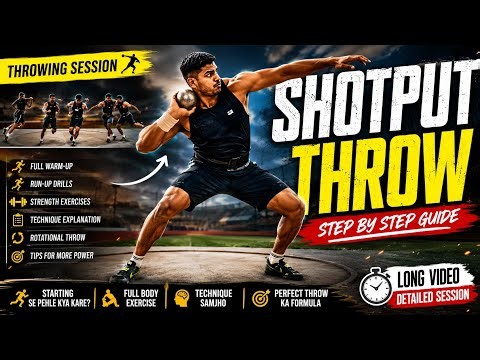 Shot Put Throwing Session Explained | Step by Step Training.....!!✅💯 ( Shotput throw practice )🔥