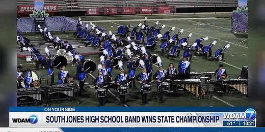 South Jones High School band wins state championship